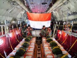 Dari Tanah Air untuk Palestina, Bantuan Indonesia Terjun Tepat 17 Agustus