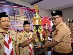 Kasat Binmas Polres Ciamis Hadiri Resepsi Hari Pramuka ke-64 Tingkat Kabupaten