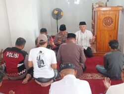 Doa Bersama di Masjid Agung, Kapolsek Pameungpeuk Ajak Warga Jaga Kamtibmas