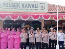 Kapolres Ciamis Tekankan Pelayanan Humanis di Polsek Kawali