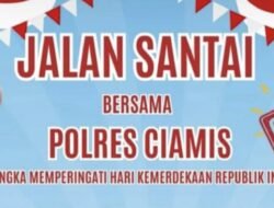 Polres Ciamis Gelar Jalan Santai 16 Agustus, Hadiah Utama Umroh