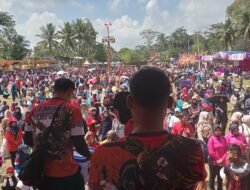 Ribuan Warga Padati Jalan Santai Polres Ciamis di Desa Jalatrang