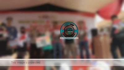 Umroh Gratis dari Kapolres Ciamis, AKBP Hidayatullah di Jalan Sehat Desa Jalatrang, Sabtu (16/8/2025).