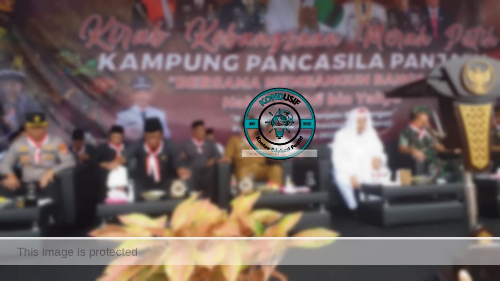 Habib Luthfi di Panjalu saat acara Kirab Kebangsaan Merah Putih (istimewa)