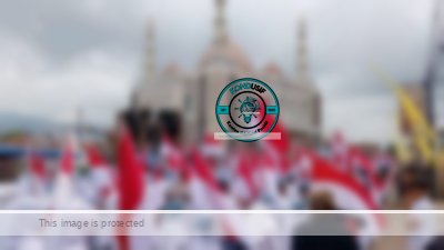 Ribuan Warga Panjalu Ikut Kirab Merah Putih, Pelajar hingga Ibu-Ibu Turun ke Jalan