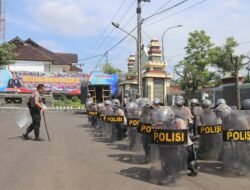 Sat Samapta Polres Ciamis Latihan Antisipasi Serangan Fisik ke Markas Komando