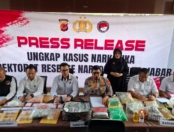 Polda Jabar Ungkap 257 Kasus Narkoba, 317 Tersangka Ditangkap Sepanjang September