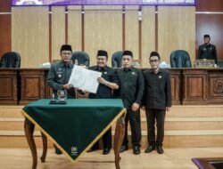 Bupati Ciamis Sampaikan Pendapat Akhir atas 10 Raperda dalam Rapat Paripurna DPRD