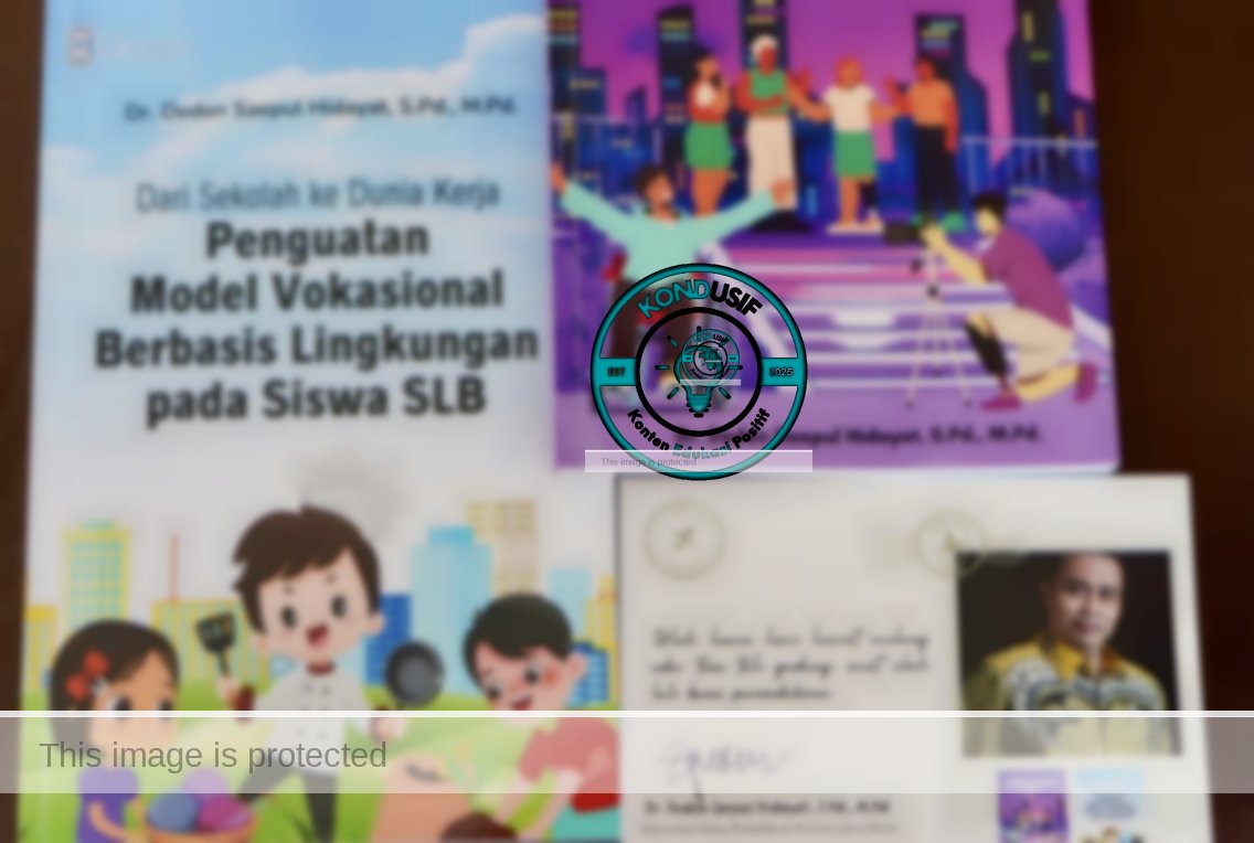 Buku Vokasional SLB (foto: Disdik Jabar)