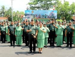 Kodim 0613 Ciamis Kukuhkan 67 Prajurit Naik Pangkat, 27 Purna Tugas