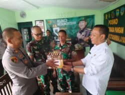 Sinergi Tanpa Sekat, Kapolsek dan Muspika Manonjaya Sambangi Koramil Rayakan HUT ke-80 TNI