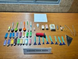 Sidak Lapas Ciamis, Petugas Temukan Barang Terlarang tapi Nihil Narkoba