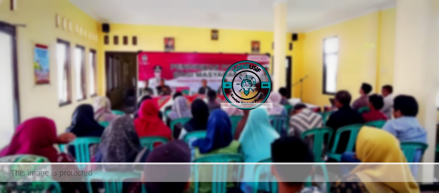 Foto: Peserta Kegiatan pendidikan politik yang di hadiri toga, toma, tokoh pemuda dan perrwakilan masyarakat Desa Cikupa Kecamatan Lumbung