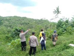 Polsek Kawali Dukung Ketahanan Pangan, Pastikan Lahan Jagung Siap Tanam di Linggapura