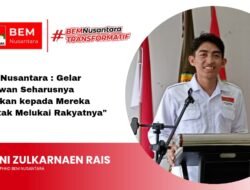 BEM Nusantara Tolak Gelar Pahlawan untuk Soeharto