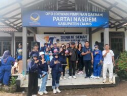 DPD NasDem Ciamis Tebar Kepedulian Lewat Donor Darah dan Baksos HUT ke-14
