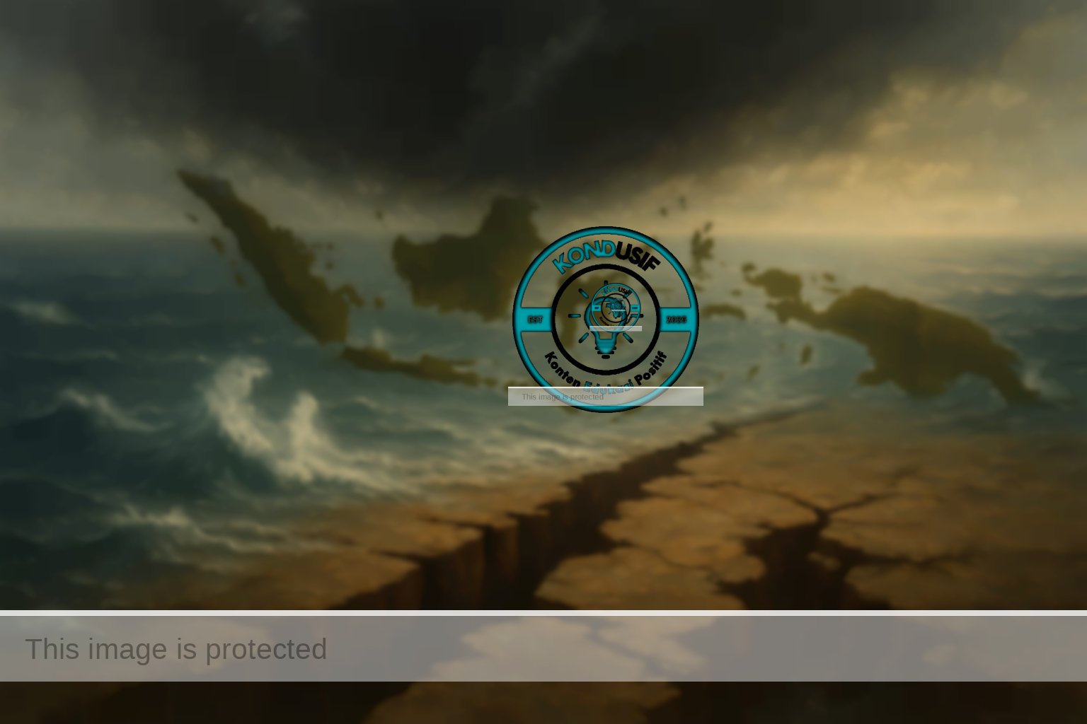 Keterangan foto : ilustrasi AI Megathrust Indonesia