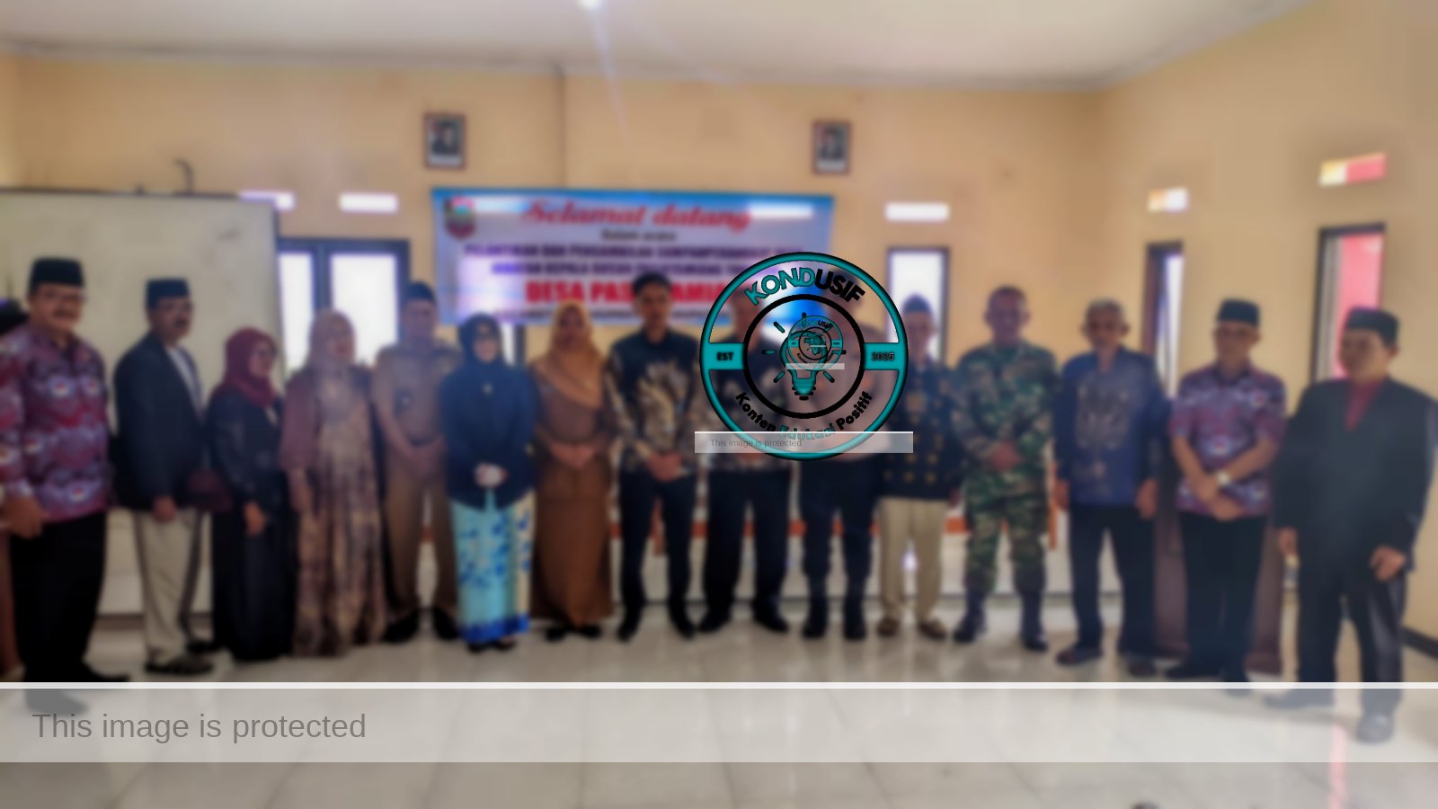 Polsek Cihaurbeuti Pastikan Pelantikan Pasirtamiang Kondusif