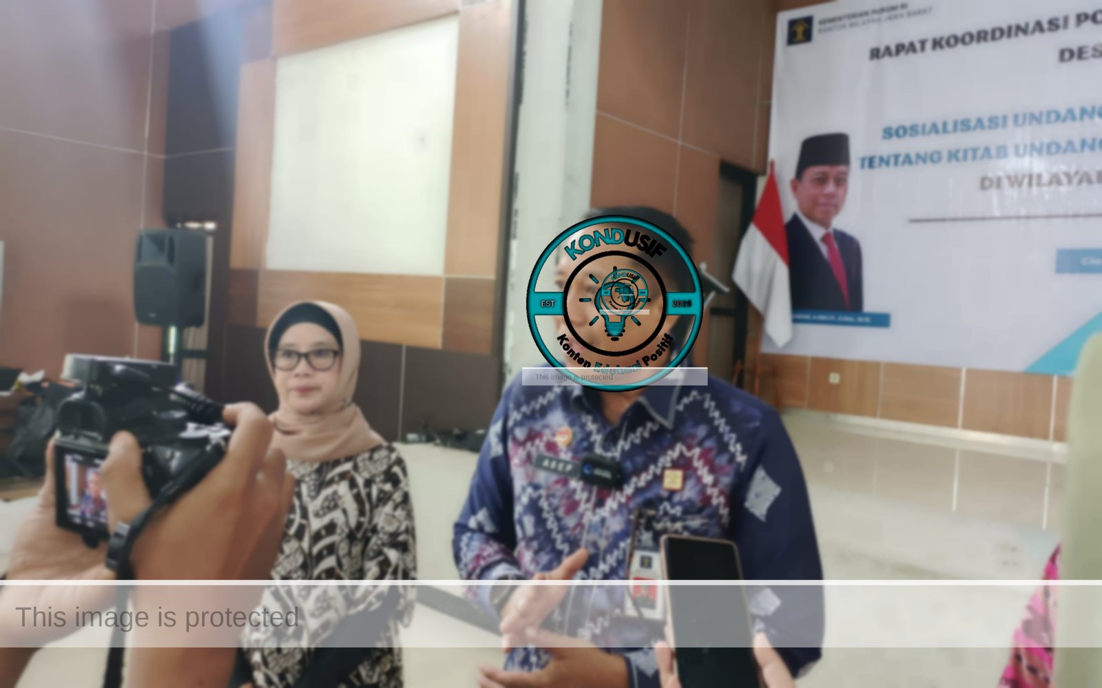 Kepala Kantor Wilayah (Kanwil) Kementerian Hukum dan HAM (Kemenkumham) Jawa Barat, Asep Sutandar (foto: fauza/kondusif.com)