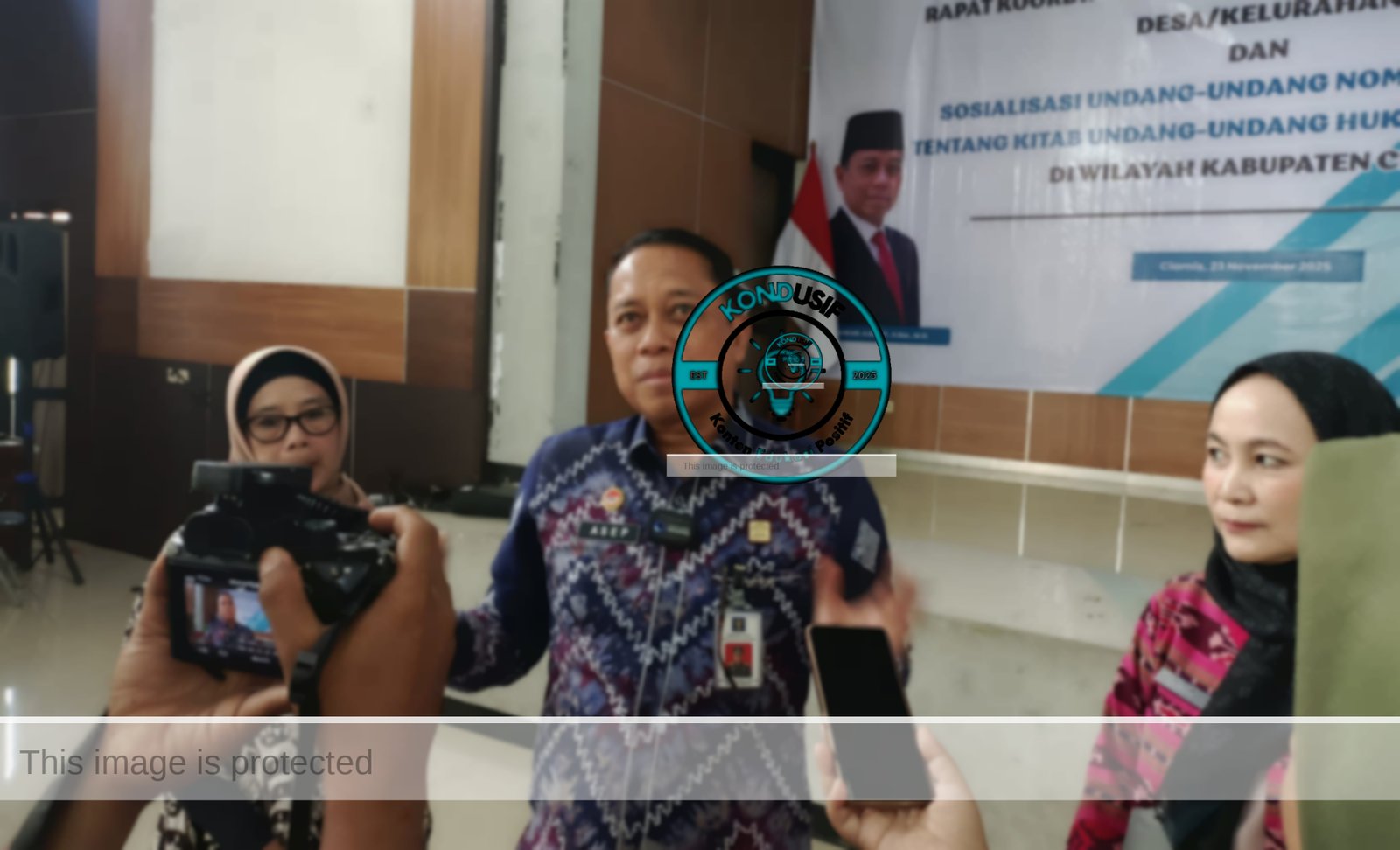 Kepala Kantor Wilayah (Kanwil) Kementerian Hukum dan HAM (Kemenkumham) Jawa Barat, Asep Sutandar (foto: fauza/kondusif.com)