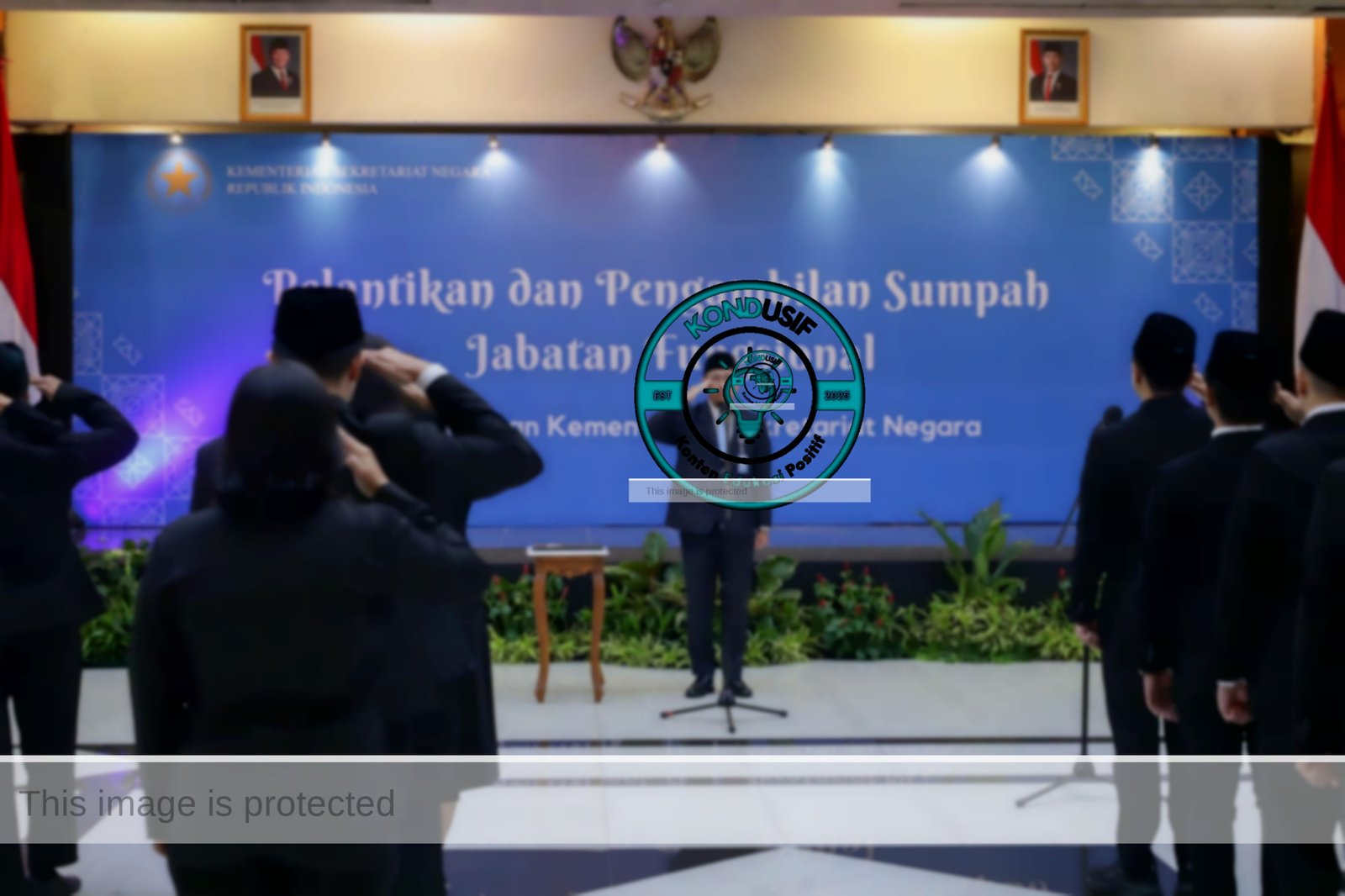 Kemensetneg Lantik 90 Pejabat Fungsional, foto: BPMI Setpres