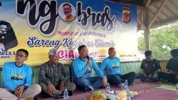 Ngobras Bareng Warga, Kapolres Ciamis Perkenalkan Cara Kerja Layanan 110