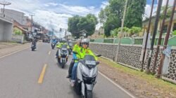 Kapolres Cek Jalur Wisata Jelang Nataru Lewat Touring Bareng Awak Media