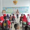 Polisi Sahabat Anak, Puluhan Siswa SDN 1 Sindangrasa Belajar Tertib Lalu Lintas di Polres Ciamis