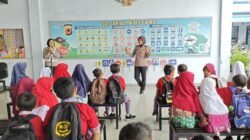 Polisi Sahabat Anak, Puluhan Siswa SDN 1 Sindangrasa Belajar Tertib Lalu Lintas di Polres Ciamis
