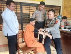 Polres Ciamis Periksa Kesehatan Tahanan, Wujudkan Pelayanan Prima Polri