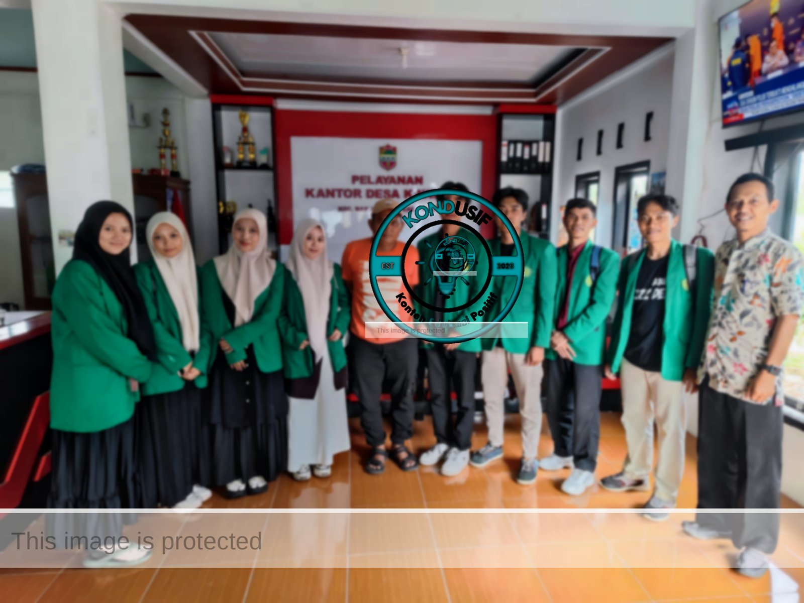 KKN Mahasiswa STAI Al-Hidayah Tasikmalaya di Desa Kawasen (foto: istimewa)