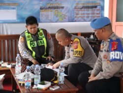 Wakapolres Ciamis Pimpin Pengecekan Pos Pam Jelang Natal dan Tahun Baru