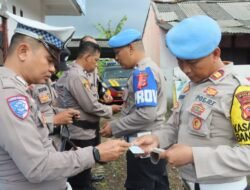 Propam Polres Ciamis Intensifkan Gaktibplin Personel PAM Sindangkasih Operasi Lilin Lodaya 2025