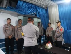 Kapolres Tasikmalaya Kota Cek Pos Ops Lilin Lodaya 2025, Serahkan Sembako untuk Personel