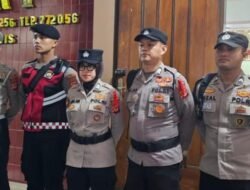 Malam Natal Khidmat, Satgas Preventif Polres Ciamis Jaga Ketat Gereja