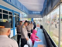 Pantau Pos Pam Sindangkasih, Kapolres Ciamis Cek Kesiapan Pasukan Nataru