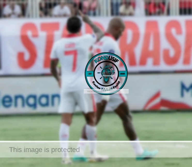 Ciro Alves usai mencetak gol ke gawang Persib Bandung, foto: instagram/@malutunitedfc