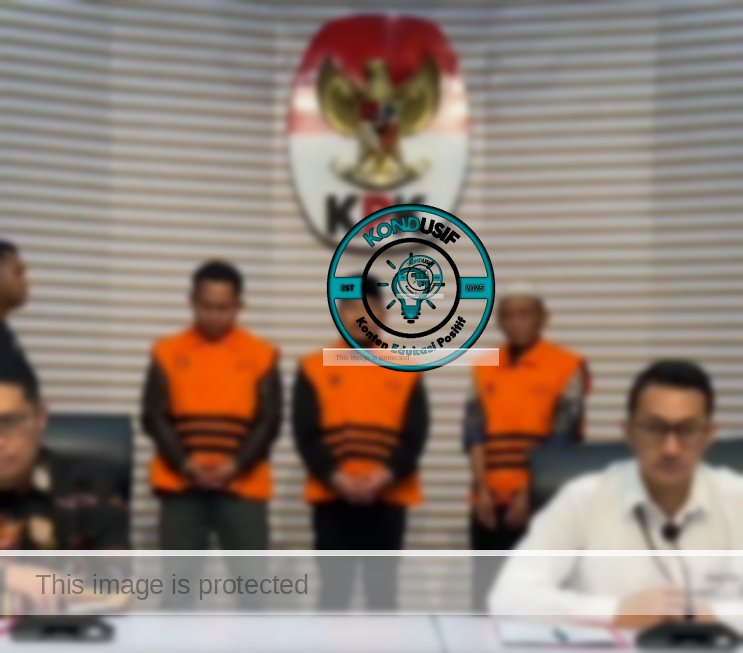 Konfrensi pers KPK terkait kasus proyek Bupati Bekasi, sumber foto: tangkapan layar instagram/@official.kpk