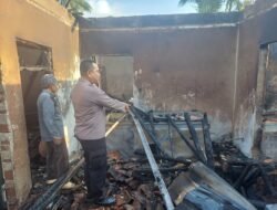 Dini Hari Mencekam, Polsek Ciamis Gerak Cepat Tangani Kebakaran di Sadananya