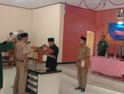 Jamin Kondusifitas Wilayah, Polsek Banjarsari Kawal Pelantikan Penjabat Kepala Desa Cicapar