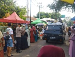 Lancarkan Pengajian Rutin, Polsek Sukadana Siaga Atur Lalu Lintas di Islamic Centre