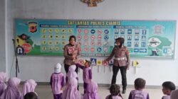 Ceriakan Mapolres, Program Polisi Sahabat Anak di Ciamis Ajarkan Siswa PAUD Tertib Lalu Lintas