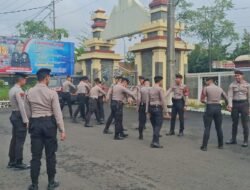 Asah Kemampuan Taktis, Personel Sat Samapta Polres Ciamis Pertebal Keamanan Lewat Latihan Pengawalan