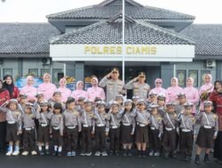 Bukan Lagi Sosok Menakutkan, Program Polisi Sahabat Anak di Ciamis Disambut Antusias