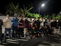 Cegah Balap Liar dan Penipuan Online, “Patroli Biru” Polsek Cihaurbeuti Sisir Jalur Sepi