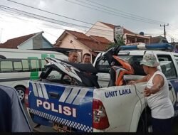 Laka Lantas di Jalan Nasional Cimari Cikoneng Tewaskan Pengendara Motor