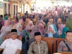 Polsek Banjarsari Polres Ciamis Hadiri Pengajian Peringatan Isra Mi’raj di Desa Ciulu