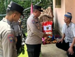 Gerak Cepat Polres Ciamis Ringankan Beban Korban Longsor Sindangkasih