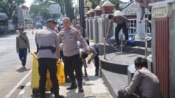 Wujudkan Ruang Publik Sehat, Polres Ciamis Gelar Aksi Bersih Lingkungan Massal