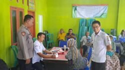 Polsek Cisaga Kawal Layanan Pemeriksaan Kesehatan Gratis di Desa Danasari